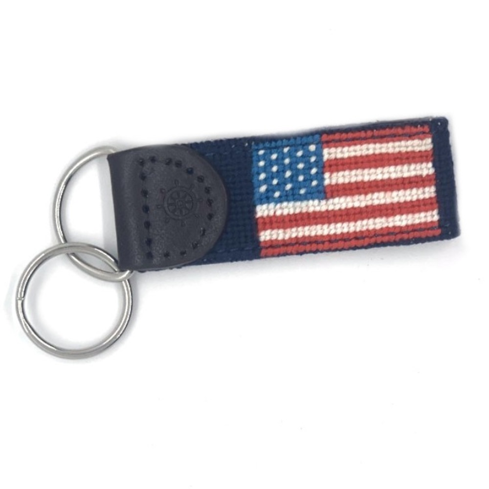 Brand new American Flag needlepoint key fob! - Picture 3 of 3